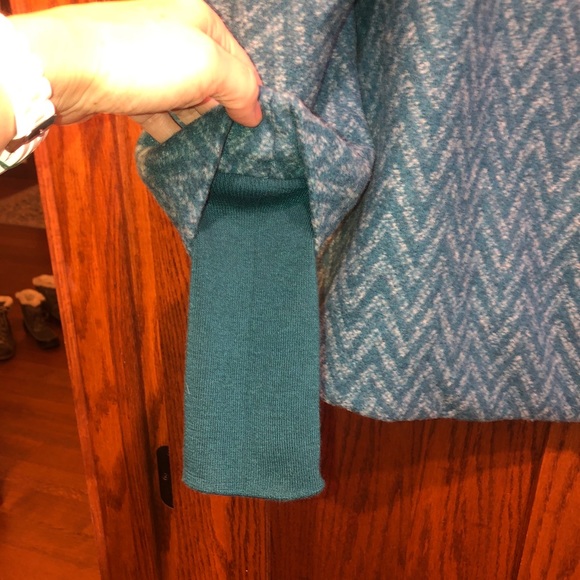 COPY - Prana Lily Jacket in Teal Chevron - Picture 3 of 9
